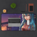 Anime Girl in Space Suit Desk Mat – Schreibtischunterlage im futuristischen Anime-Design