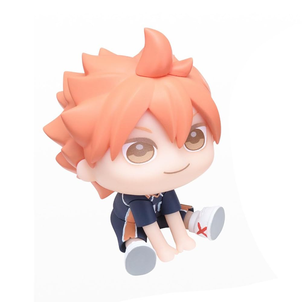 Haikyuu Figur Hinata Syouyou/Kageyama Statue - Nudelstopper Modell 10 cm - Sammlerstück PVC Sitzpose Skulptur Desktop Ornament