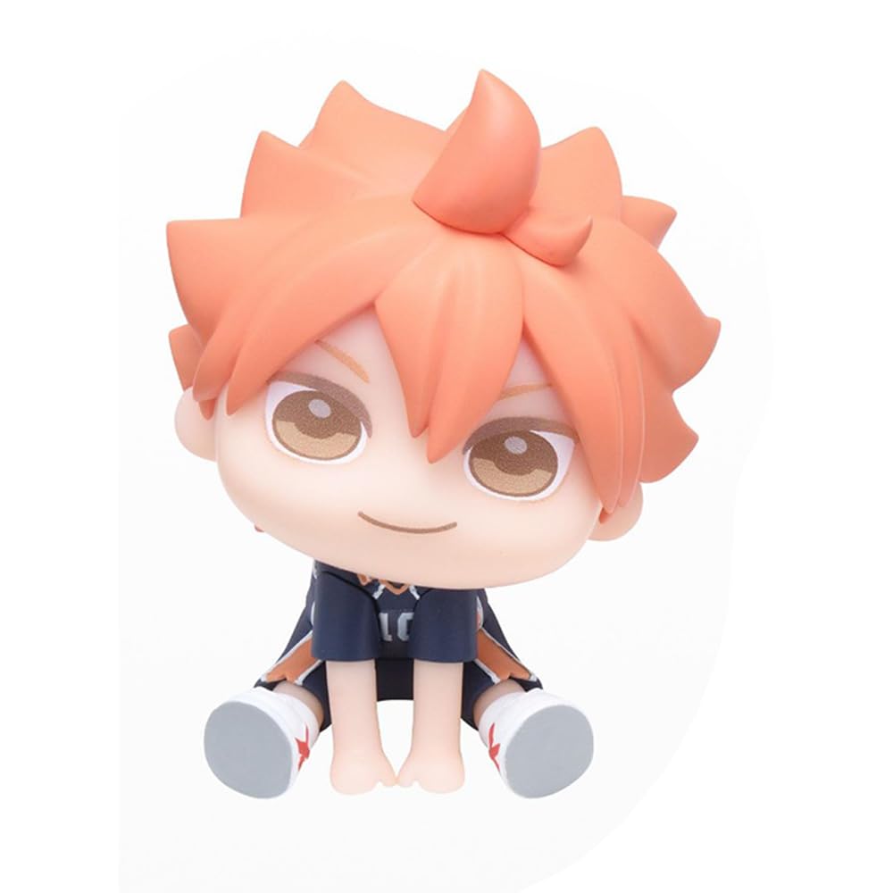 Haikyuu Figur Hinata Syouyou/Kageyama Statue - Nudelstopper Modell 10 cm - Sammlerstück PVC Sitzpose Skulptur Desktop Ornament