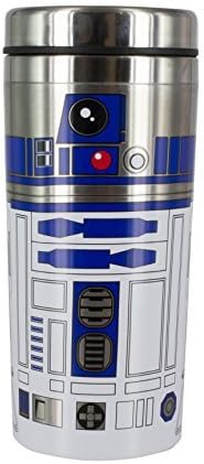 Paladone R2-D2 Reisekanne - Offiziell lizenziert, Star Wars Edelstahl-Thermobecher, Geschenk für Lucas-Film-Fans, 450 ml (15 Fl Oz)