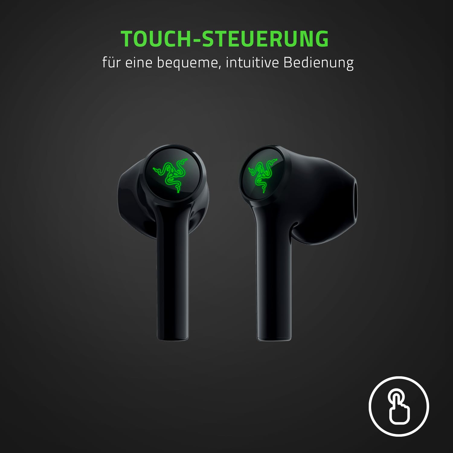 Razer Hammerhead HyperSpeed - Drahtlose Multiplattform-Gaming in ear Kopfhörer für Xbox (True Wireless Gaming Earbuds mit HyperSpeed Wireless & Bluetooth 5.3, Chroma RGB) Schwarz