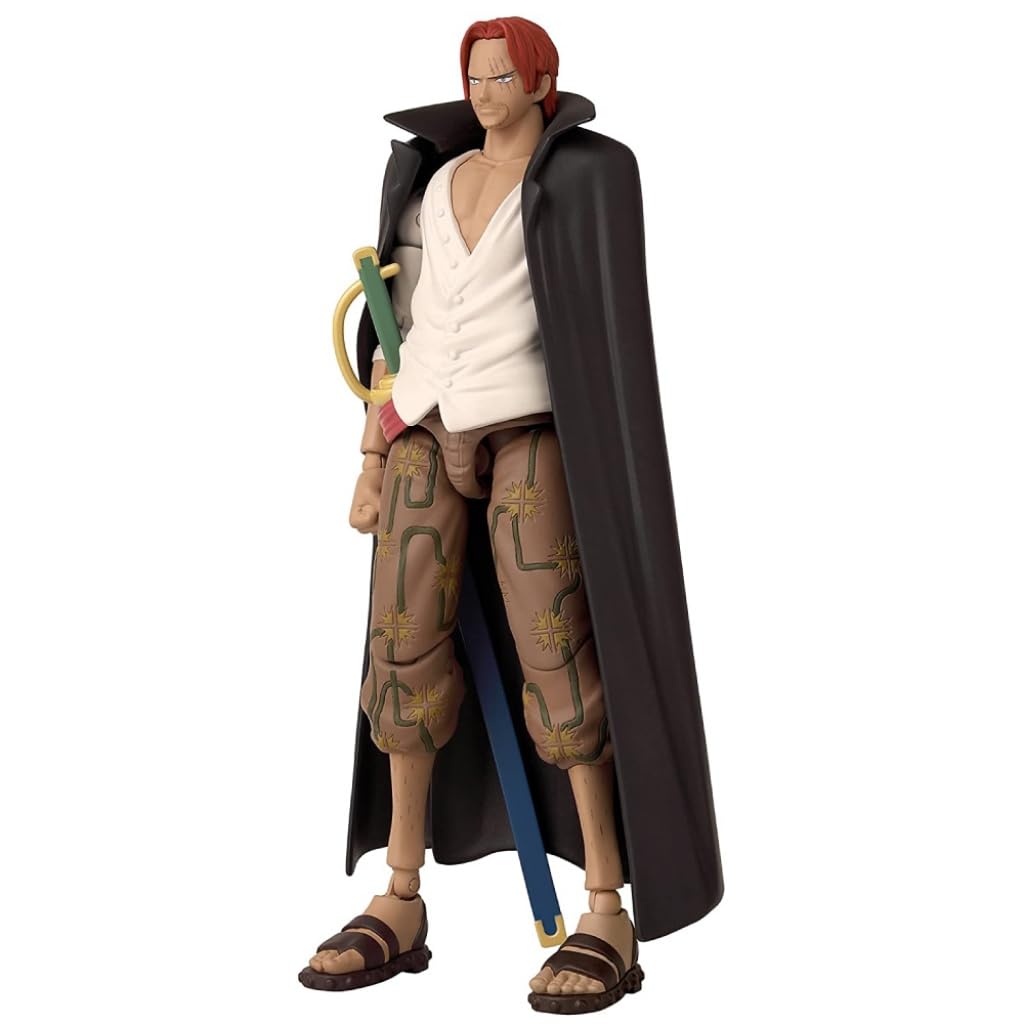 BANDAI – Anime Heroes – One Piece Figur – Lorenor Zorro 17 cm Three Sword Style – Offizielle Lizenz One Piece – Bewegliche Manga Figur Zorro 3 Schwerter – Spielzeug für Kinder ab 4 Jahren – 37052