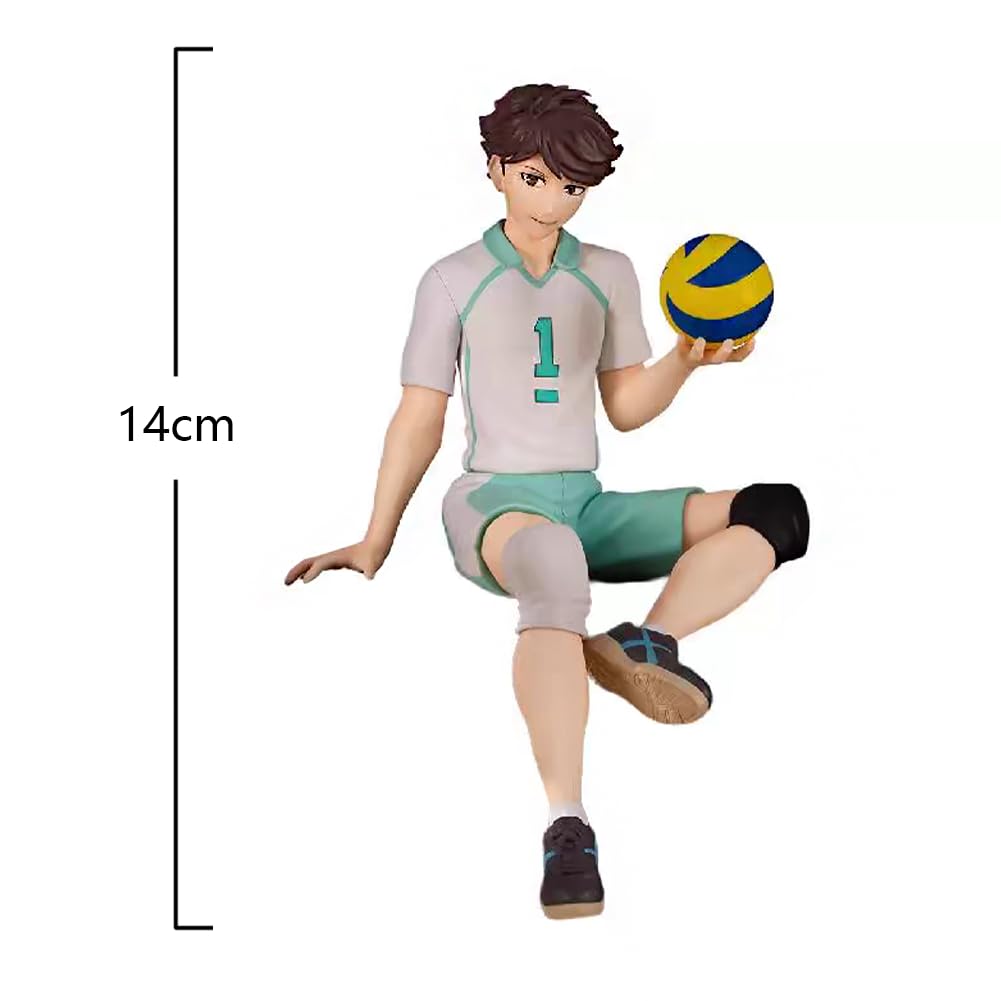 Haikyuu Figur Hinata Syouyou/Kageyama Statue - Nudelstopper Modell 10 cm - Sammlerstück PVC Sitzpose Skulptur Desktop Ornament