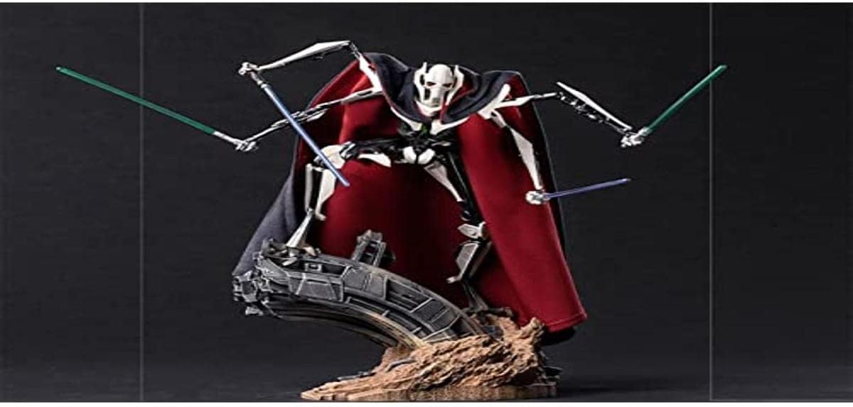 Iron Studios BDS Deluxe: Disney Star Wars - General Grievous Art Scale Polystone Statue (1/10) (LUCSWR43221-10)