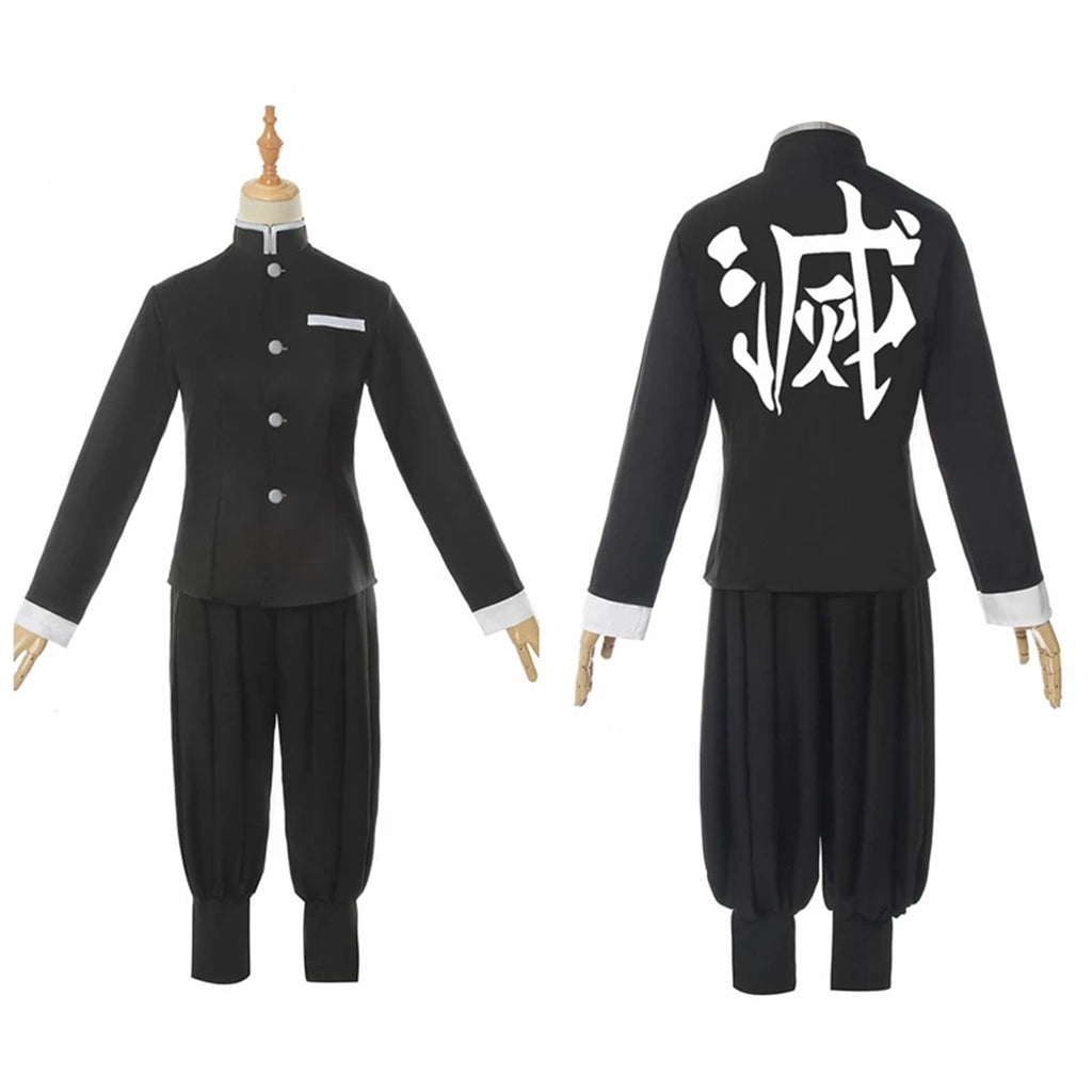 Fiamll Tanjirou Zenitsu Giyuu Cosplay Kostüm für Japanischer Anime Kimono demon cosplay Outfit Halloween Kostüm