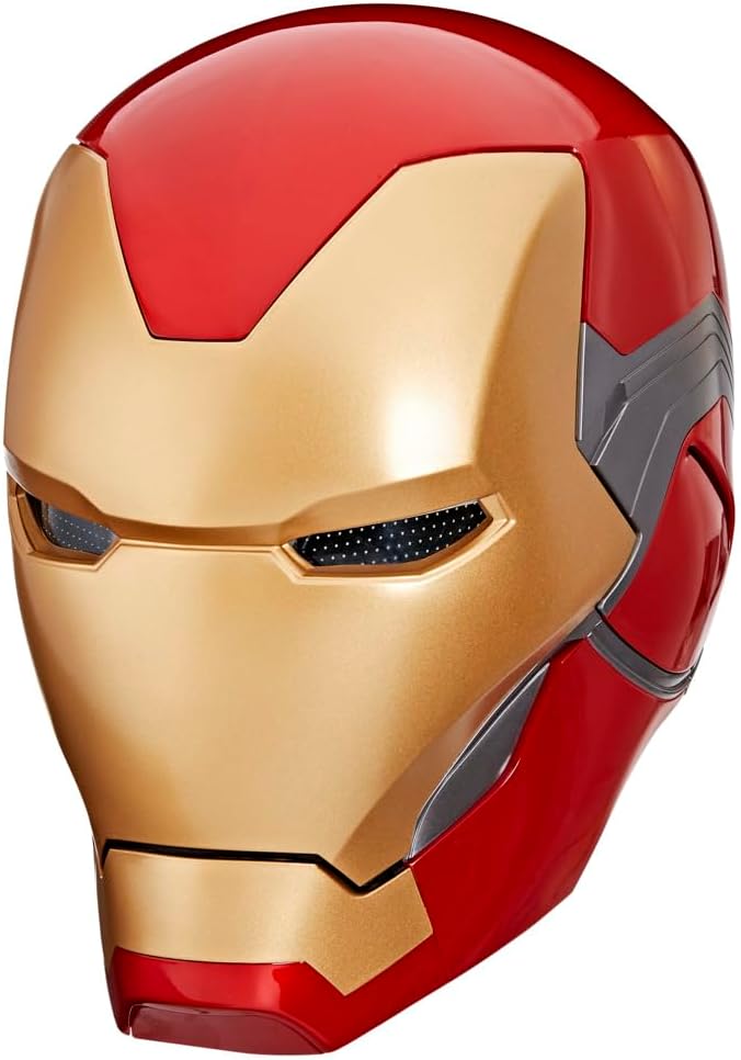 Marvel Legends Series Iron Man elektronischer Premium Helm mit Lichteffekten, Avengers: Endgame Rollenspielartikel für Erwachsene