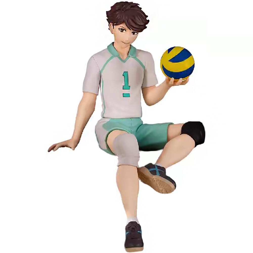 Haikyuu Figur Hinata Syouyou/Kageyama Statue - Nudelstopper Modell 10 cm - Sammlerstück PVC Sitzpose Skulptur Desktop Ornament