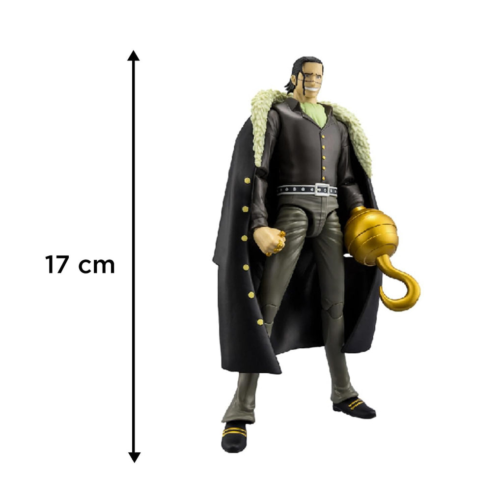 BANDAI – Anime Heroes – One Piece Figur – Lorenor Zorro 17 cm Three Sword Style – Offizielle Lizenz One Piece – Bewegliche Manga Figur Zorro 3 Schwerter – Spielzeug für Kinder ab 4 Jahren – 37052