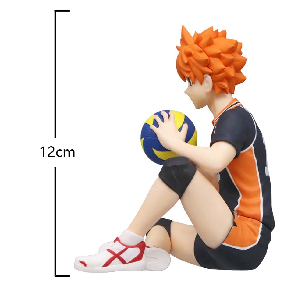 Haikyuu Figur Hinata Syouyou/Kageyama Statue - Nudelstopper Modell 10 cm - Sammlerstück PVC Sitzpose Skulptur Desktop Ornament