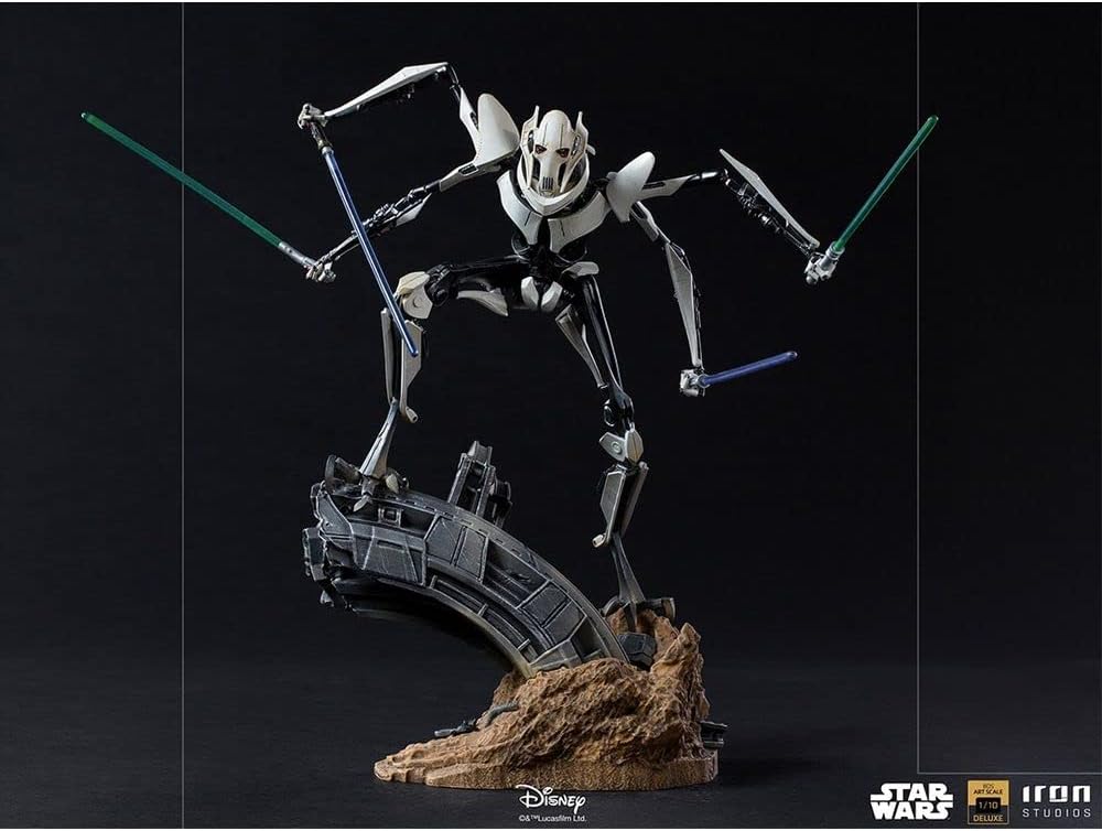 Iron Studios BDS Deluxe: Disney Star Wars - General Grievous Art Scale Polystone Statue (1/10) (LUCSWR43221-10)