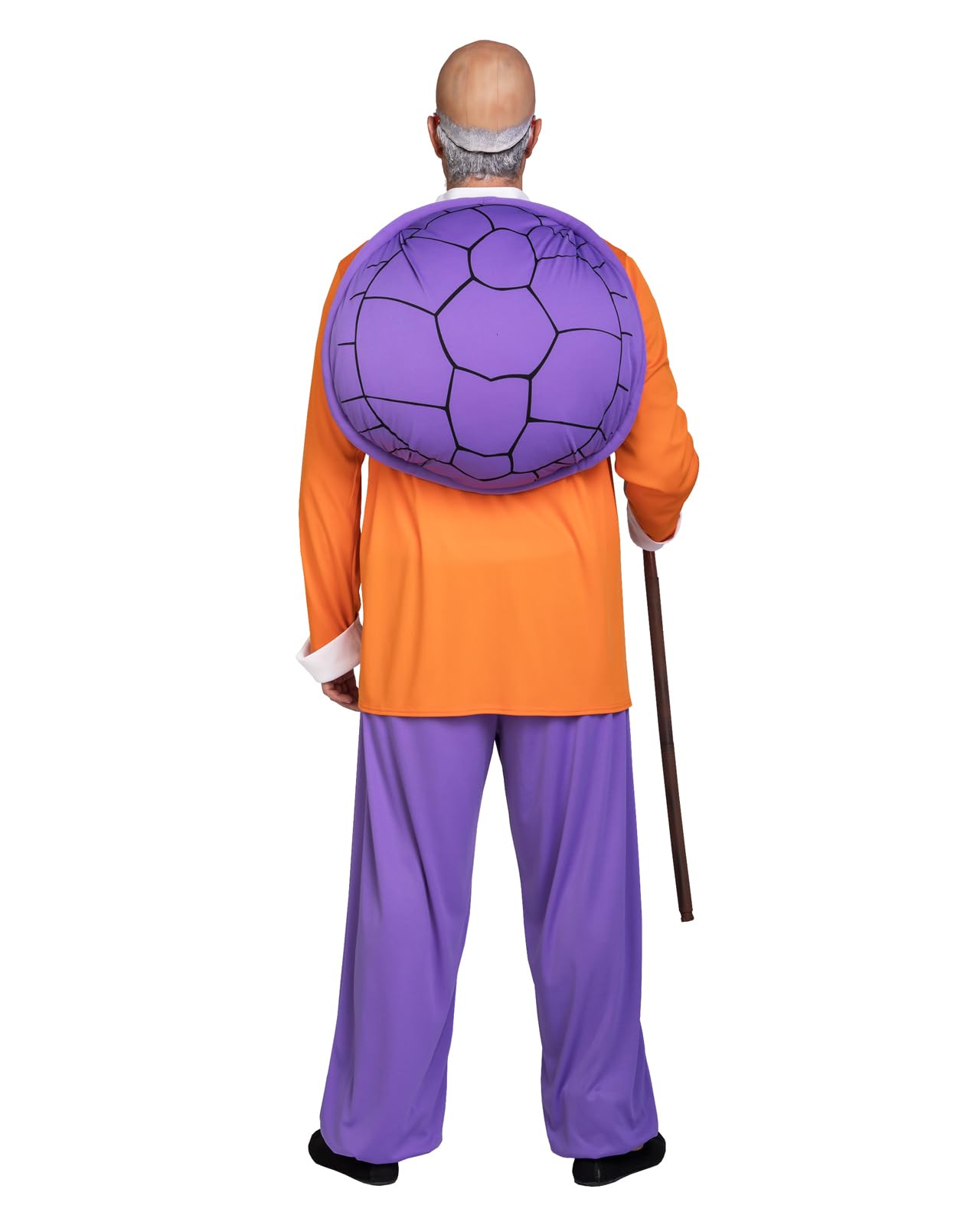 Funidelia Offizielles Meister Roshi Kostüm - Dragon Ball für Herren, Hose, Jacke, Rucksack, Schnurrbart mit Bart, Brille und Glatze - Outfit für Erwachsene für Partys, Karneval und Halloween