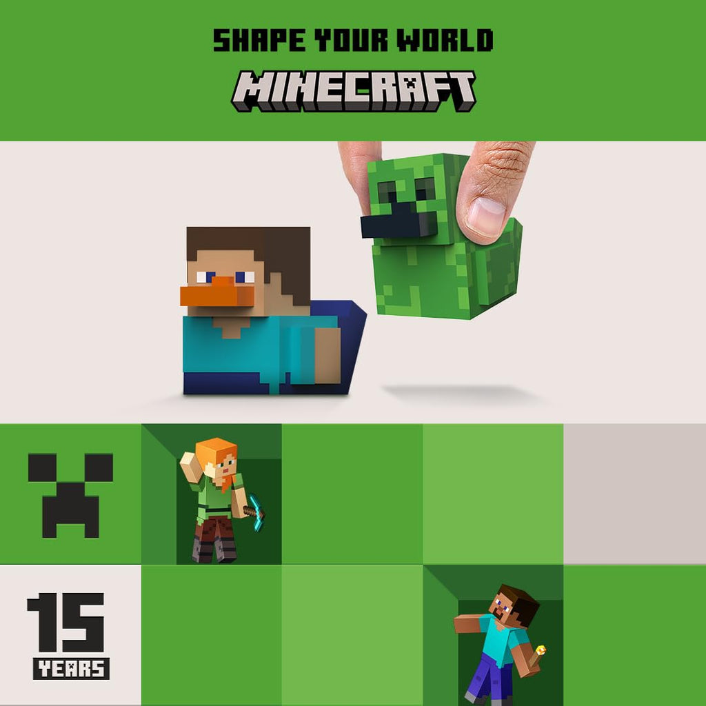 TUBBZ Erste Ausgabe Steve Sammler-Vinyl-Gummientenfigur - Offizielles Minecraft Merchandise - Filme & Videospiele
