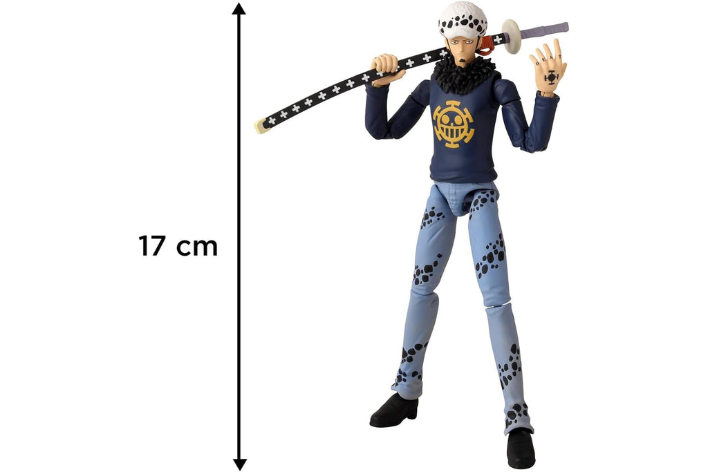 BANDAI – Anime Heroes – One Piece Figur – Lorenor Zorro 17 cm Three Sword Style – Offizielle Lizenz One Piece – Bewegliche Manga Figur Zorro 3 Schwerter – Spielzeug für Kinder ab 4 Jahren – 37052