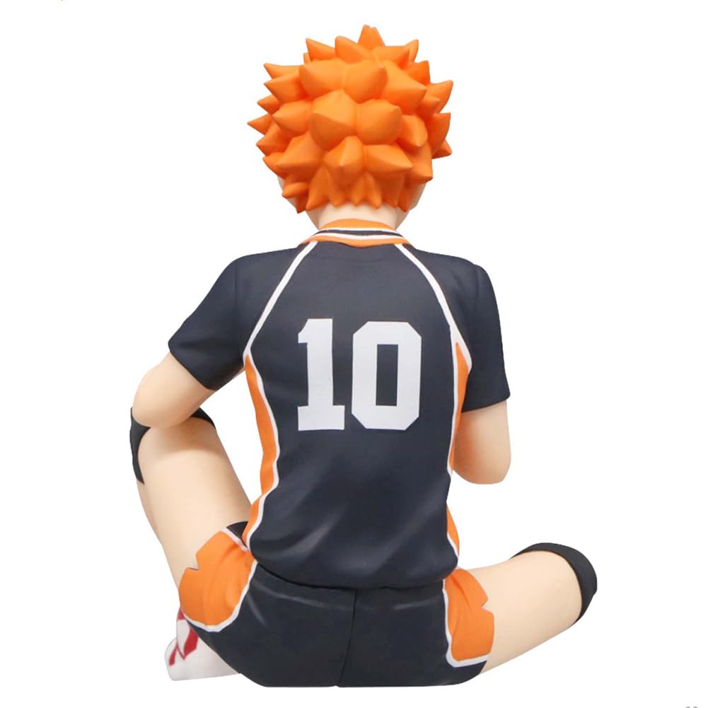 Haikyuu Figur Hinata Syouyou/Kageyama Statue - Nudelstopper Modell 10 cm - Sammlerstück PVC Sitzpose Skulptur Desktop Ornament