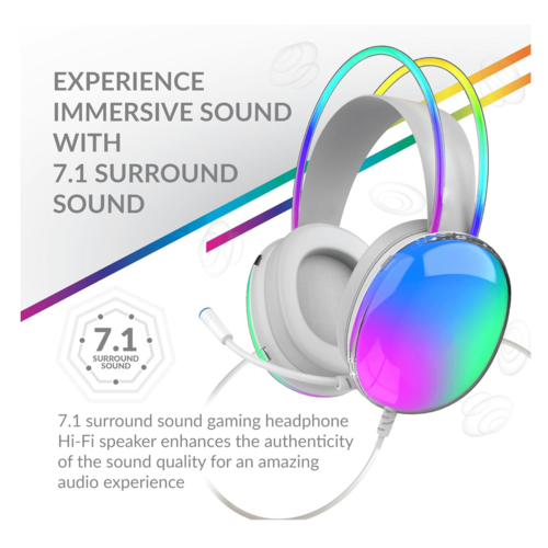 IQ Sound Pro kabelgebundenes Gaming-Headset mit Beleuchtung und Surround-Sound 🎮✨