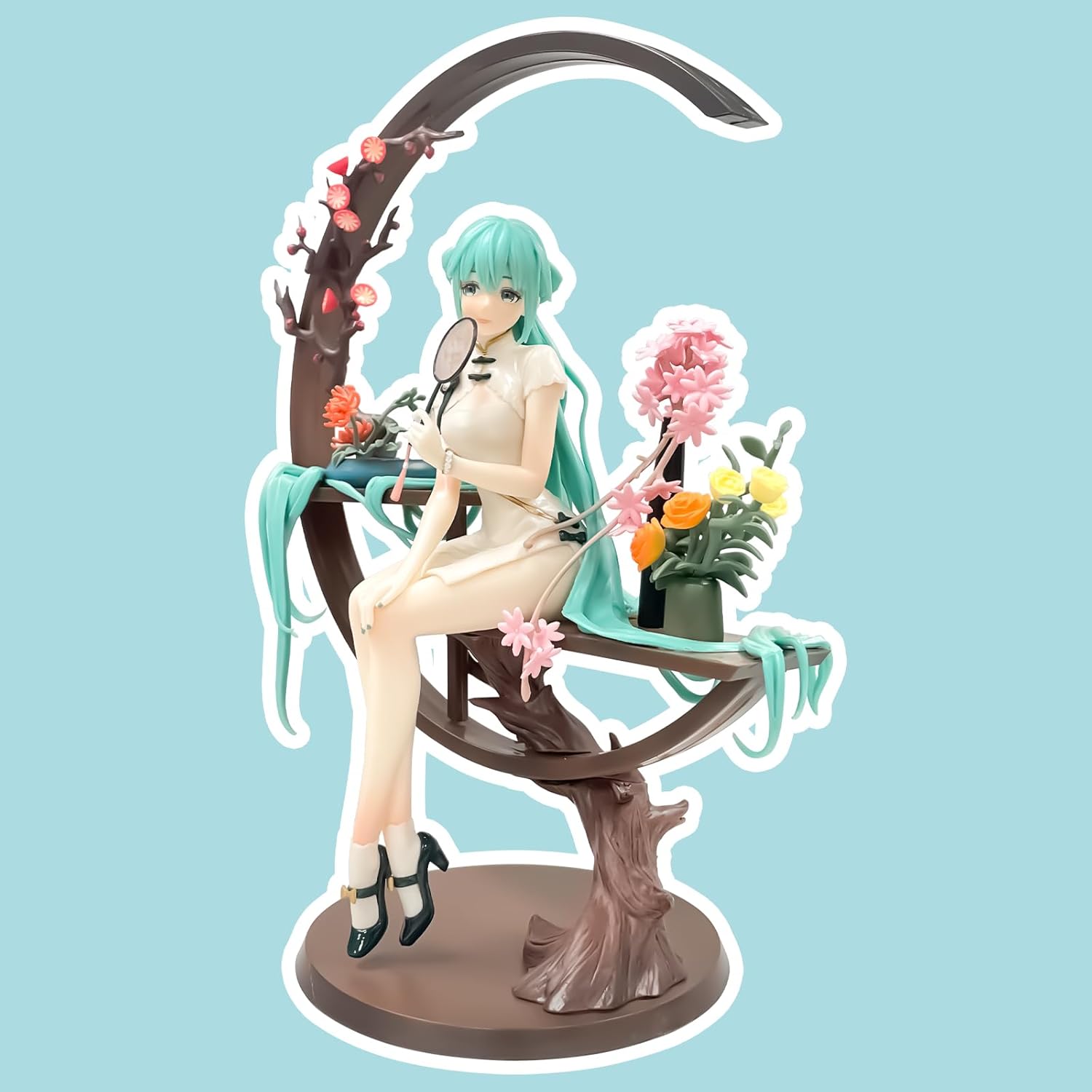 Hatsune Miku Figur, Hatsune Miku Figuren 30cm, Hatsune Miku Figuren Cartoon Charakter Statue für Desktop Dekoration, Hatsune Miku Geburtstag Geschenk