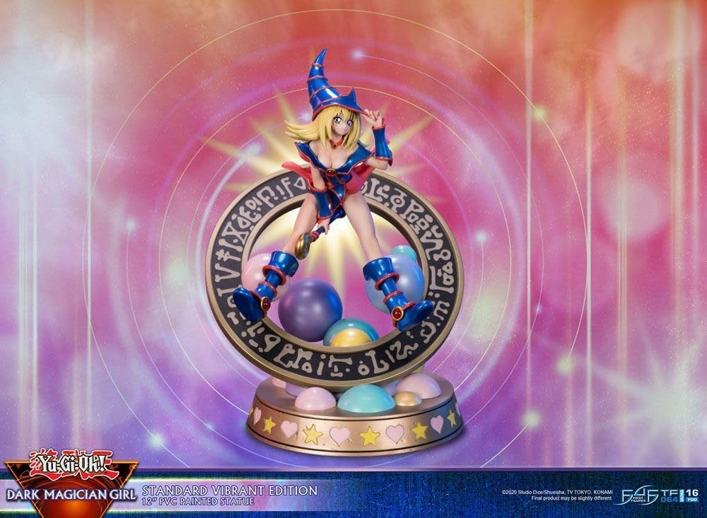 First 4 Figures YGODGVS Yu-Gi-Oh Dark Magician Girl First4Figures PVC-Figur, Schwarz