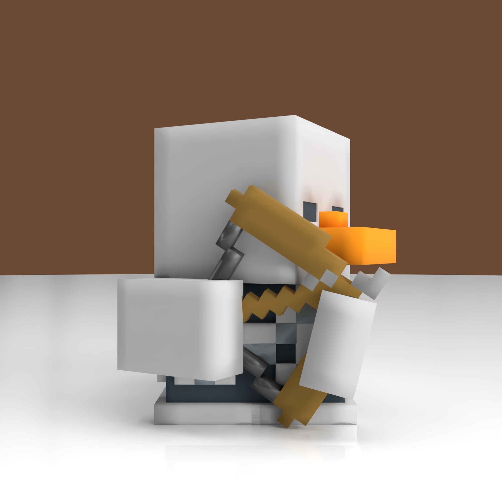 TUBBZ Erste Ausgabe Steve Sammler-Vinyl-Gummientenfigur - Offizielles Minecraft Merchandise - Filme & Videospiele