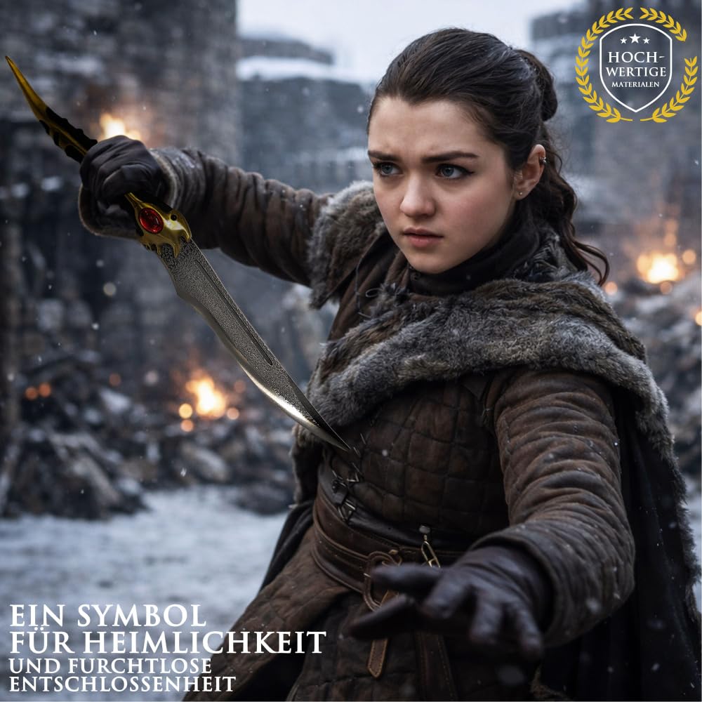 Game of Thrones Schwert | Authentisches Stück aus der Welt von Westeros | Stahlschwert | Hochwertige Verarbeitung | Perfekt für Sammler und Fans von Game of Thrones