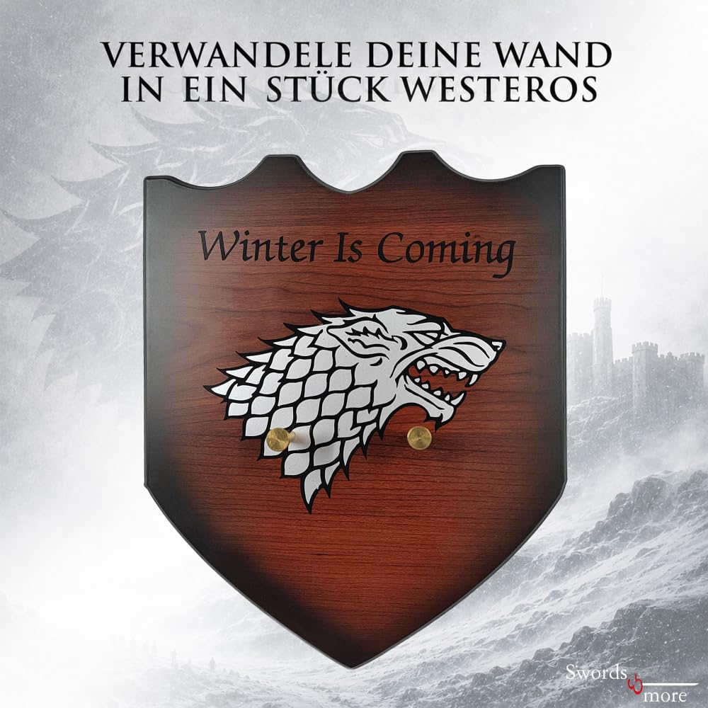 Game of Thrones Schwert | Authentisches Stück aus der Welt von Westeros | Stahlschwert | Hochwertige Verarbeitung | Perfekt für Sammler und Fans von Game of Thrones