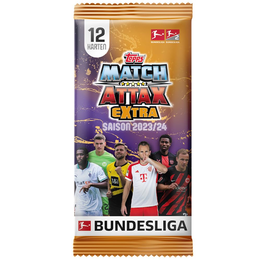 Topps Match Attax Trading Cards Bundle Champions League 25/26-10 Booster