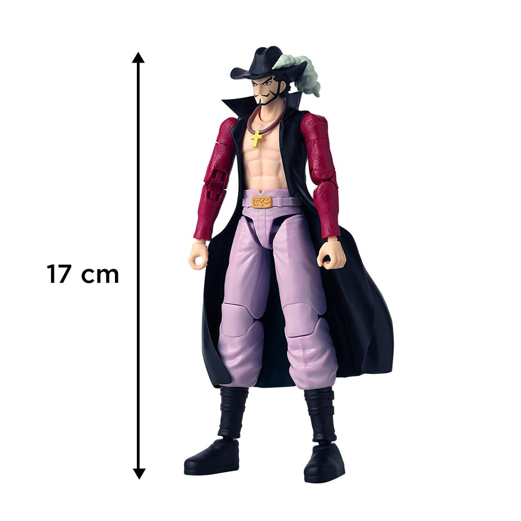 BANDAI – Anime Heroes – One Piece Figur – Lorenor Zorro 17 cm Three Sword Style – Offizielle Lizenz One Piece – Bewegliche Manga Figur Zorro 3 Schwerter – Spielzeug für Kinder ab 4 Jahren – 37052