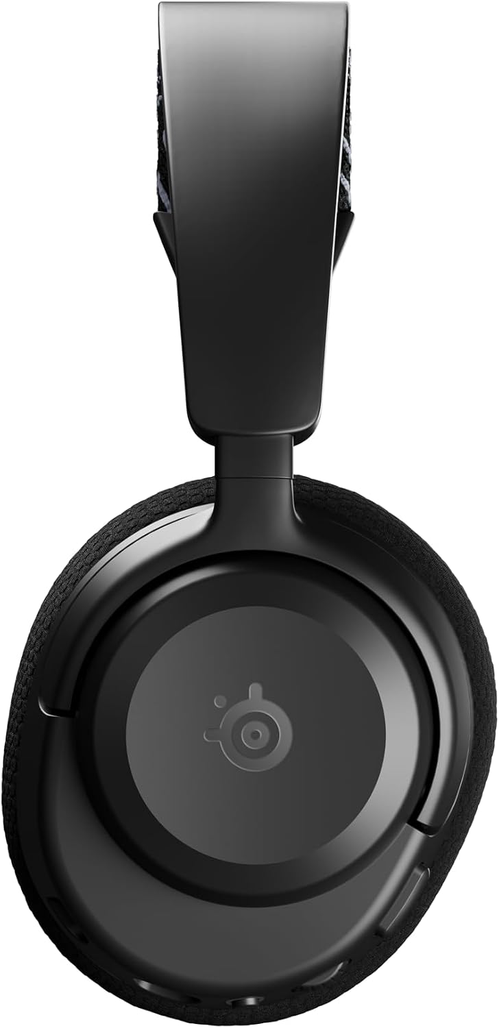 SteelSeries Arctis Nova 3P Wireless - PS5 Headset & PC Gaming Headset – App-Steuerung – 40 Std. Akku – Neodym-Magnet-Treiber – 2,4 GHz/Bluetooth – Abnehmbares Mikrofon – Für PS5, PC, Switch - Schwarz