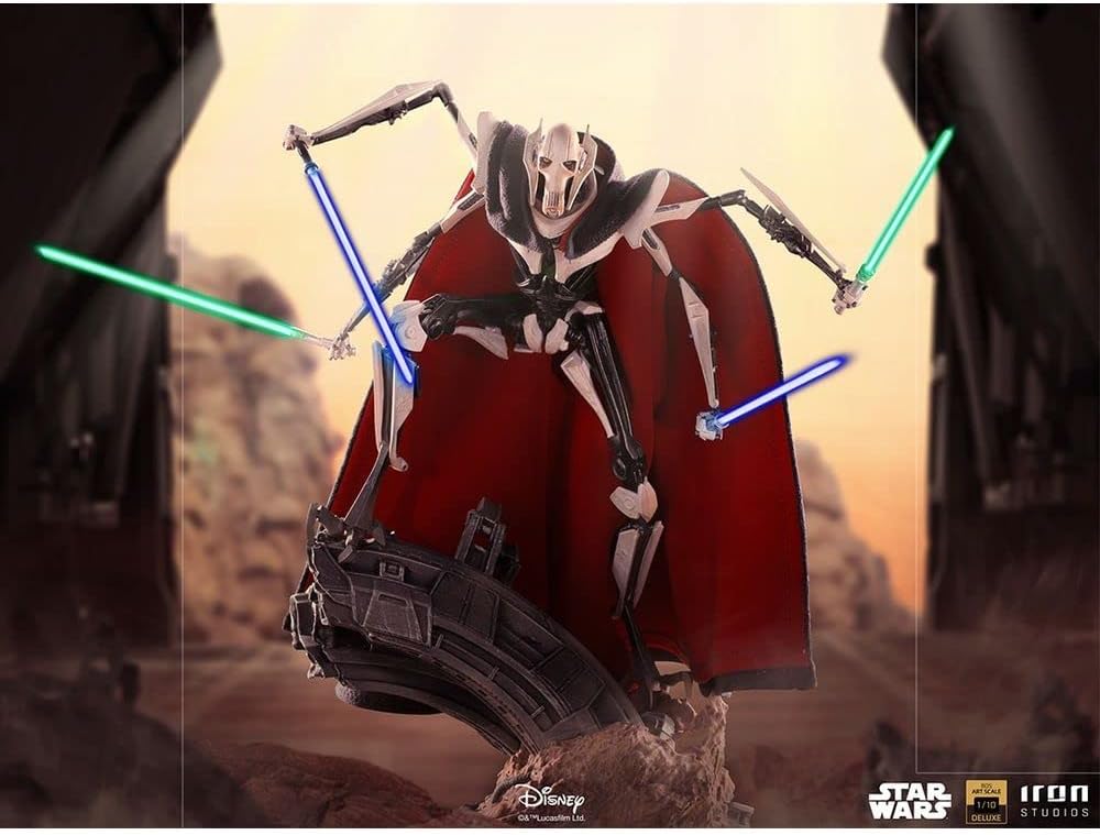 Iron Studios BDS Deluxe: Disney Star Wars - General Grievous Art Scale Polystone Statue (1/10) (LUCSWR43221-10)