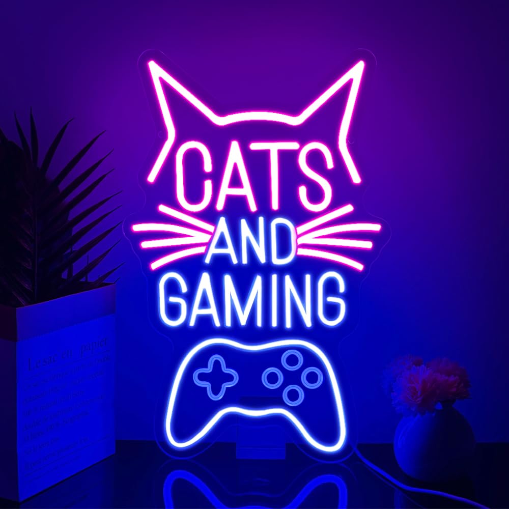 Gaming-Zone Neonschild, Spielplatz für Jugendliche, Neonschild, Dekoration für Spielzimmer, LED, Neon, Spiel, Geschenk für Jungen und Kinder