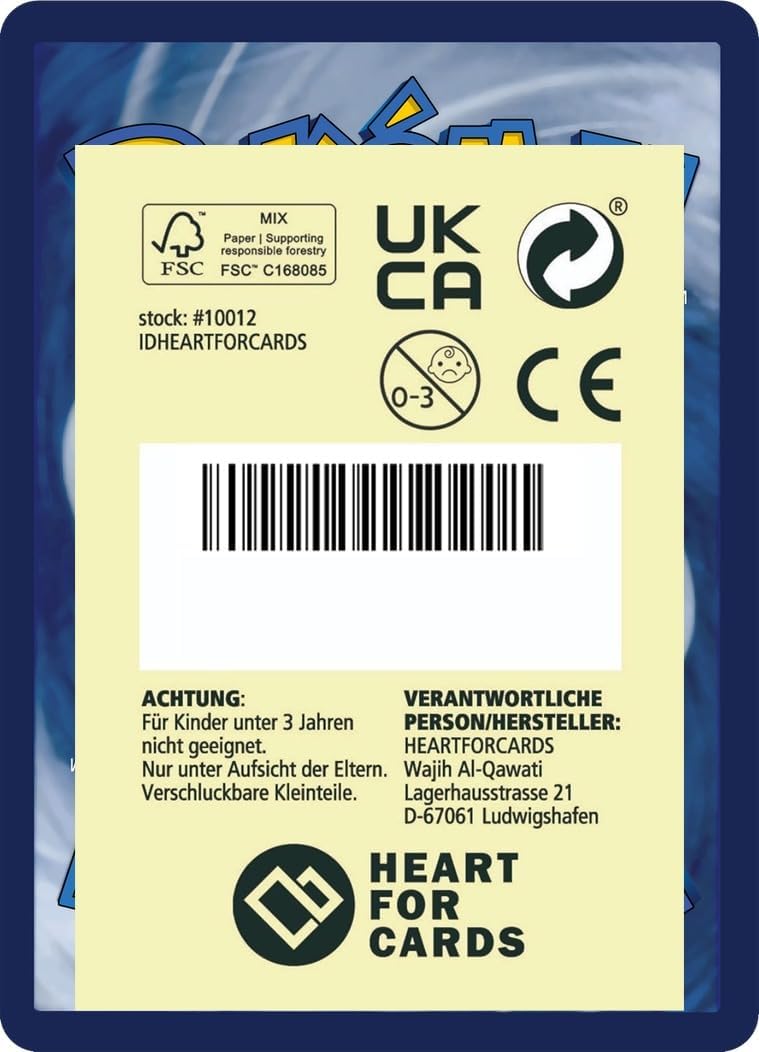 400x Pokémon Karten Deutsch 20 Holo oder Reverse Holo - 330x Common - 50x Energiekarten – Originale Karten aus aktuellen Sets Zufällige Auswahl Sammelkarten + Heartforcards® Versandschutz