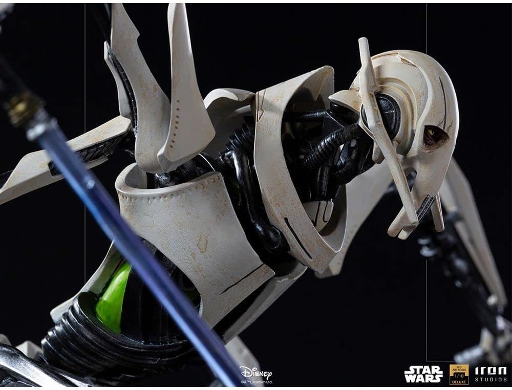 Iron Studios BDS Deluxe: Disney Star Wars - General Grievous Art Scale Polystone Statue (1/10) (LUCSWR43221-10)