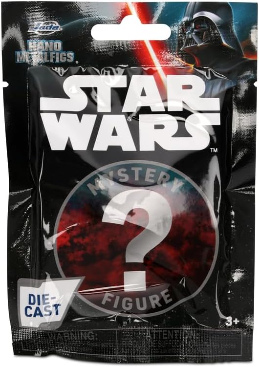 Jada Toys Star Wars Figur, ca. 4 cm, aus Metall, 1 Stück | 1 von 13 Mini-Sammelfiguren, Blind Pack, Für Fans & Sammler, Ab 3 Jahren