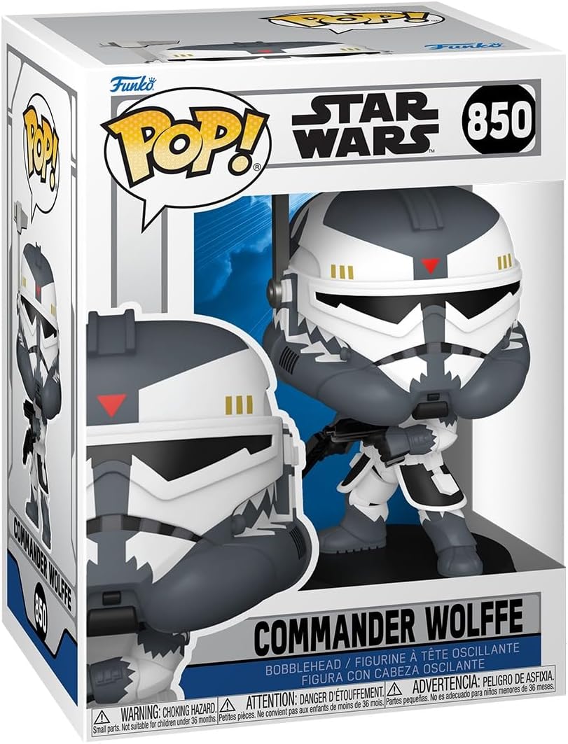 Funko POP! Star Wars: Clone Wars - Commander Wolffe - Sammelbare Vinylfigur - Geschenkidee - Offizielles Merchandise - Spielzeug für Kinder & Erwachsene - Modellfigur für Sammler und zur Ausstellung