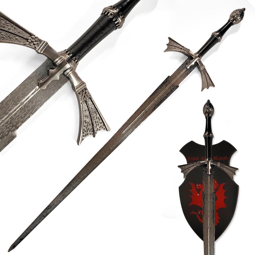Game of Thrones Schwert | Authentisches Stück aus der Welt von Westeros | Stahlschwert | Hochwertige Verarbeitung | Perfekt für Sammler und Fans von Game of Thrones