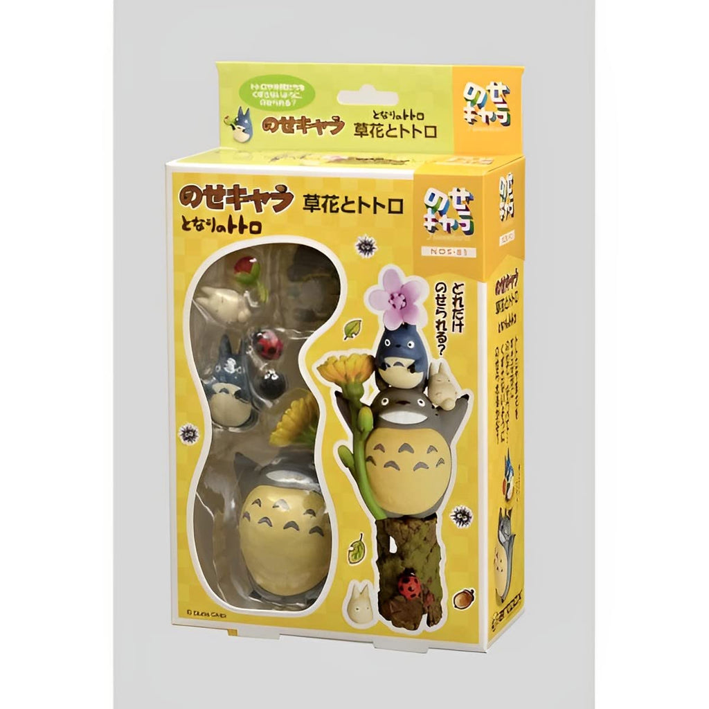 Ensky Mein Nachbar Totoro Nosechara (Blumen und Totoro) NOS-83 Sammlerfigur zum Stapeln und Dekorieren (ab 15 Jahren) Nosekyara