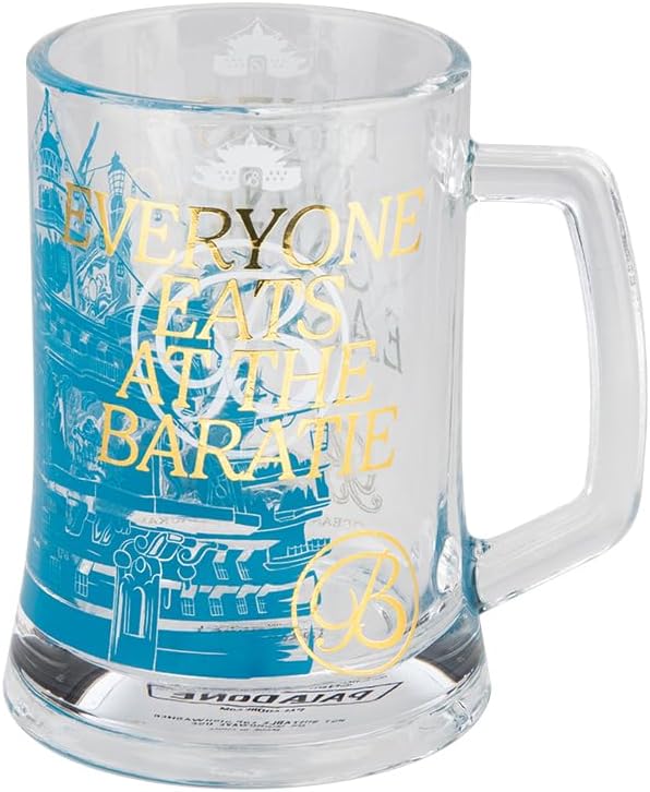 Paladone One-Piece-Baratie-Bierkrug aus Glas, mit Griff, 500 ml, offiziell lizenzierter Fanartikel der Netflix Anime-Popkultur