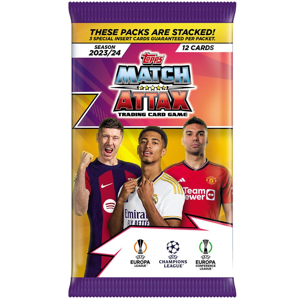 Topps Match Attax Trading Cards Bundle Champions League 25/26-10 Booster