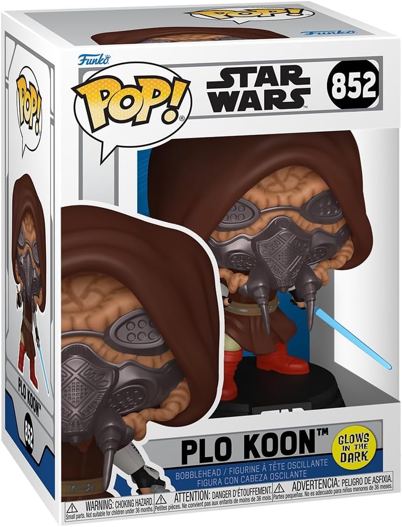 Funko POP! Star Wars: Plo Koon (GW) | Offizieller Fanartikel und Merch - Vinyl Sammelfigur als Regal Deko - Geschenkidee zum Geburtstag für Fans und Sammler