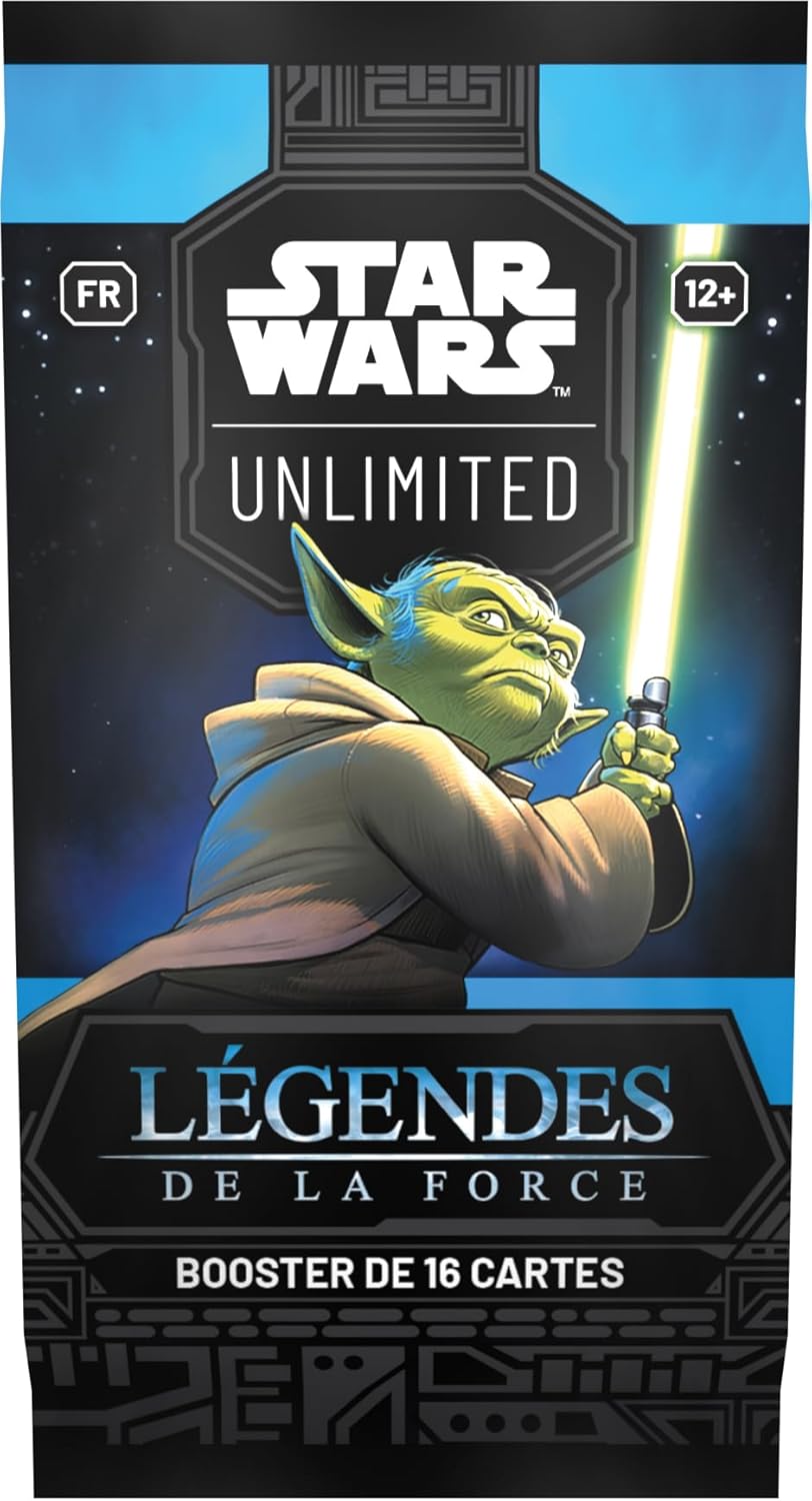 Asmodee FFG – Star Wars: Unlimited Sammelkartenspiel – Legenden der Macht – Booster mit 16 Karten – für Erwachsene und Kinder, ab 12 Jahren, für 2+ Spieler – französische Version