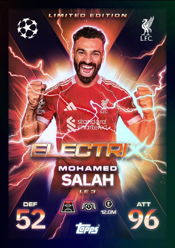 Topps UCC Match Attax Extra 2026 – X Tin – enthält 64 Karten plus eine X Greats LE Karte und eine Bonus Electrix LE Karte.