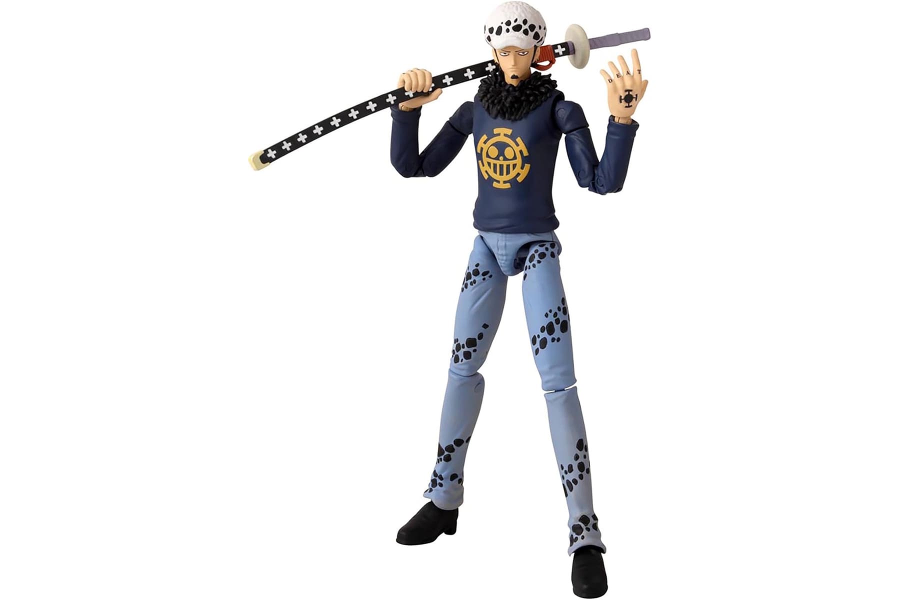 BANDAI – Anime Heroes – One Piece Figur – Lorenor Zorro 17 cm Three Sword Style – Offizielle Lizenz One Piece – Bewegliche Manga Figur Zorro 3 Schwerter – Spielzeug für Kinder ab 4 Jahren – 37052