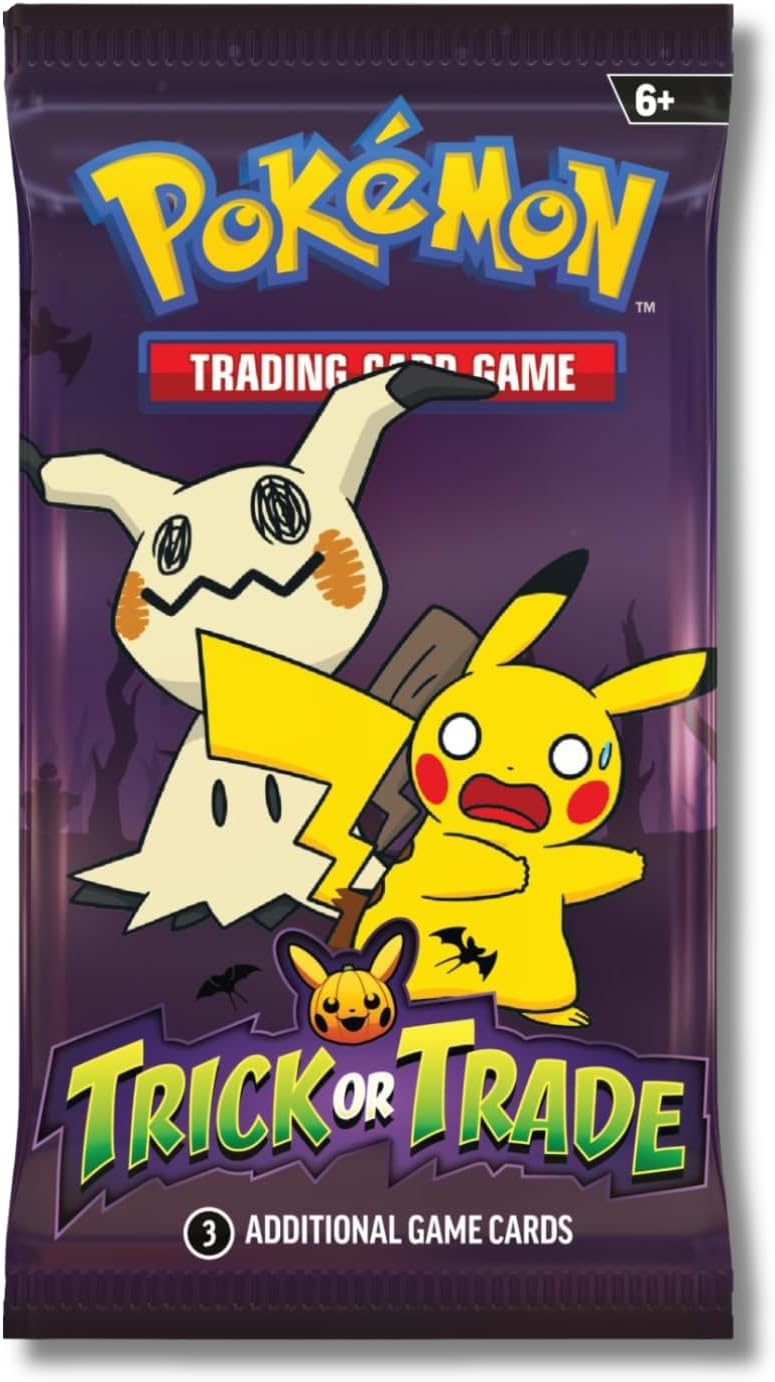 Pokemon 2023 Trick or Trade Mimikyu & Pikachu, Mini-Booster-Pack