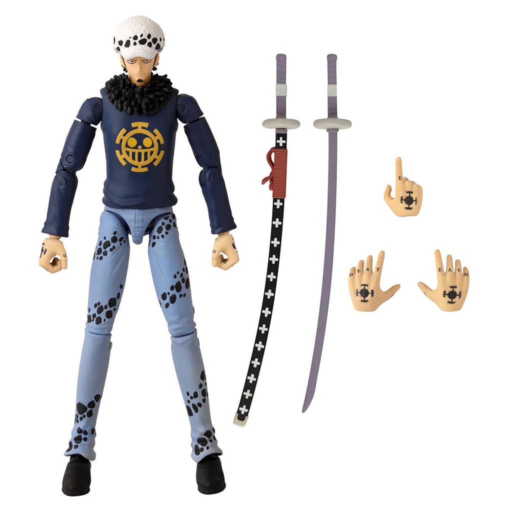 BANDAI – Anime Heroes – One Piece Figur – Lorenor Zorro 17 cm Three Sword Style – Offizielle Lizenz One Piece – Bewegliche Manga Figur Zorro 3 Schwerter – Spielzeug für Kinder ab 4 Jahren – 37052