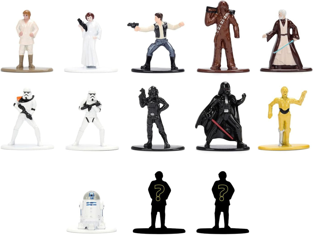 Jada Toys Star Wars Figur, ca. 4 cm, aus Metall, 1 Stück | 1 von 13 Mini-Sammelfiguren, Blind Pack, Für Fans & Sammler, Ab 3 Jahren
