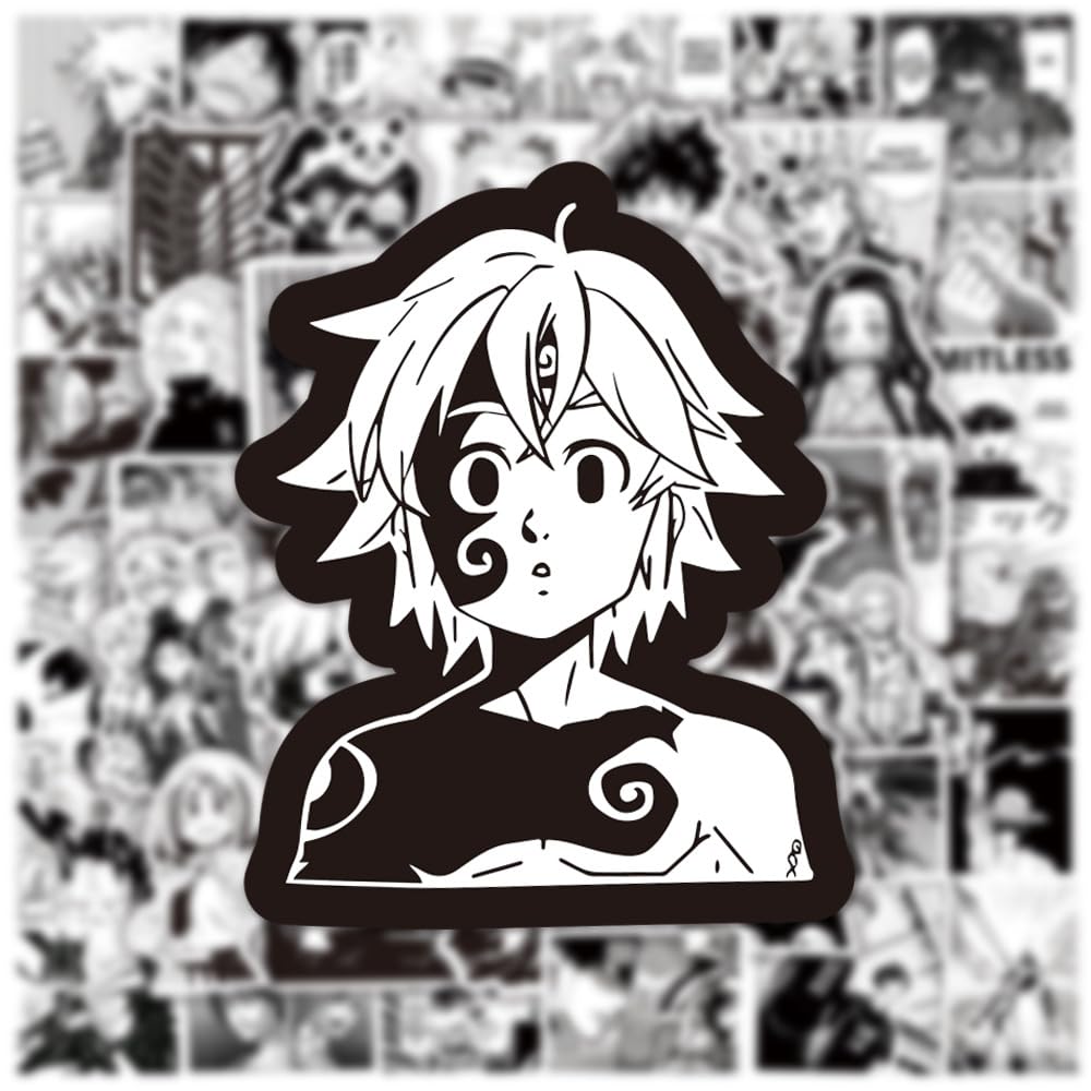 100 Stück One Piece Aufkleber für Wasserflaschen, Laptop, Computer, Skateboard, niedliches Aufkleber-Geschenk für Kinder, Teenager, wasserdicht