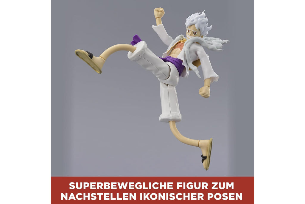 BANDAI – Anime Heroes – One Piece Figur – Lorenor Zorro 17 cm Three Sword Style – Offizielle Lizenz One Piece – Bewegliche Manga Figur Zorro 3 Schwerter – Spielzeug für Kinder ab 4 Jahren – 37052