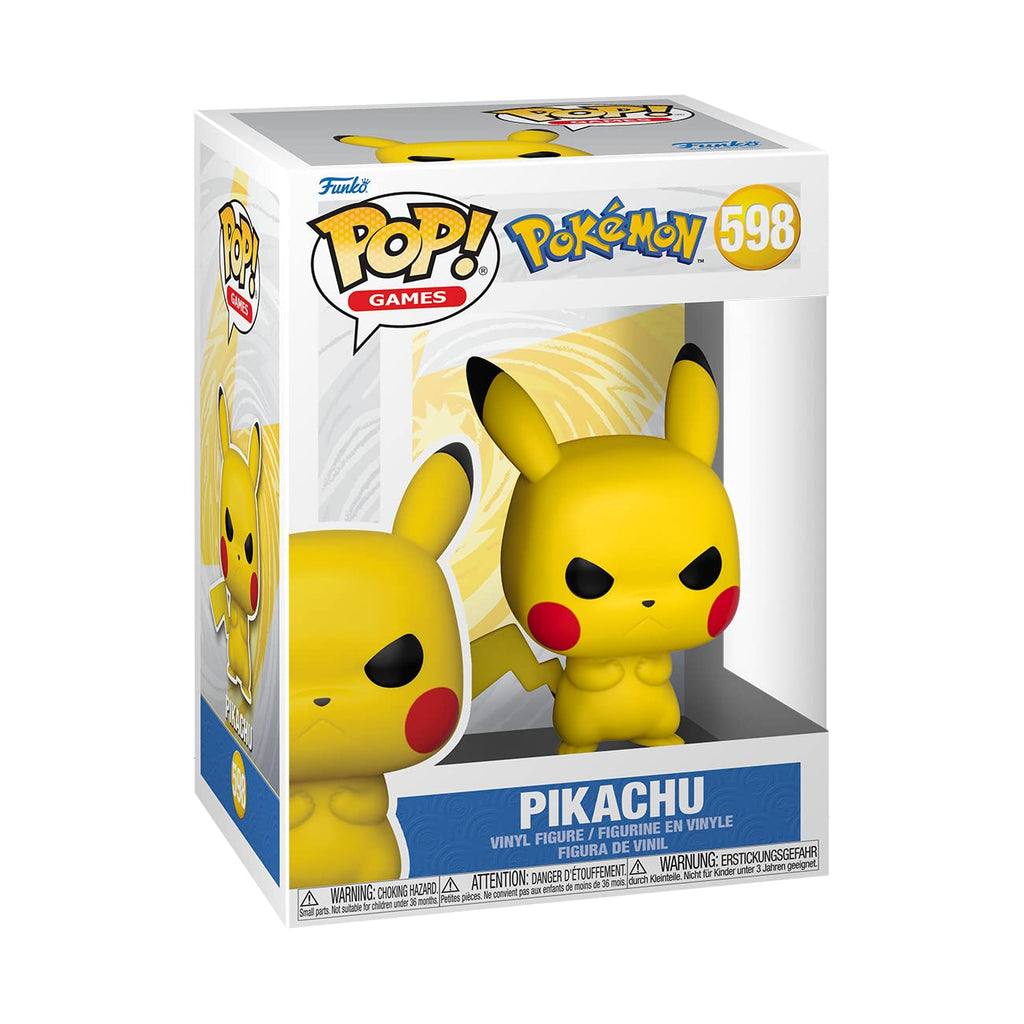 Funko Pop! Games: Pokemon - Pikachu - Vinyl-Sammelfigur - Geschenkidee - Offizielle Handelswaren - Spielzeug Für Kinder und Erwachsene - Video Games Fans - Modellfigur Für Sammler und Display