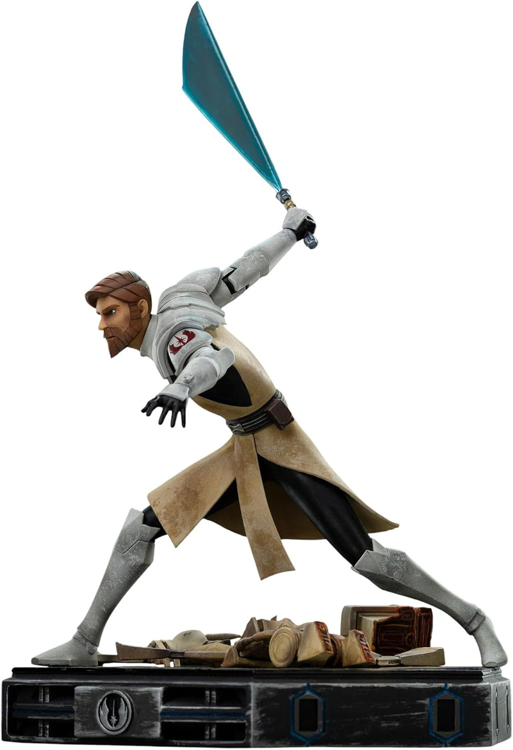 Iron Studios OBI-WAN Statue Kenobi Star Wars: Clone Wars Art Skala 1/10, 26 cm