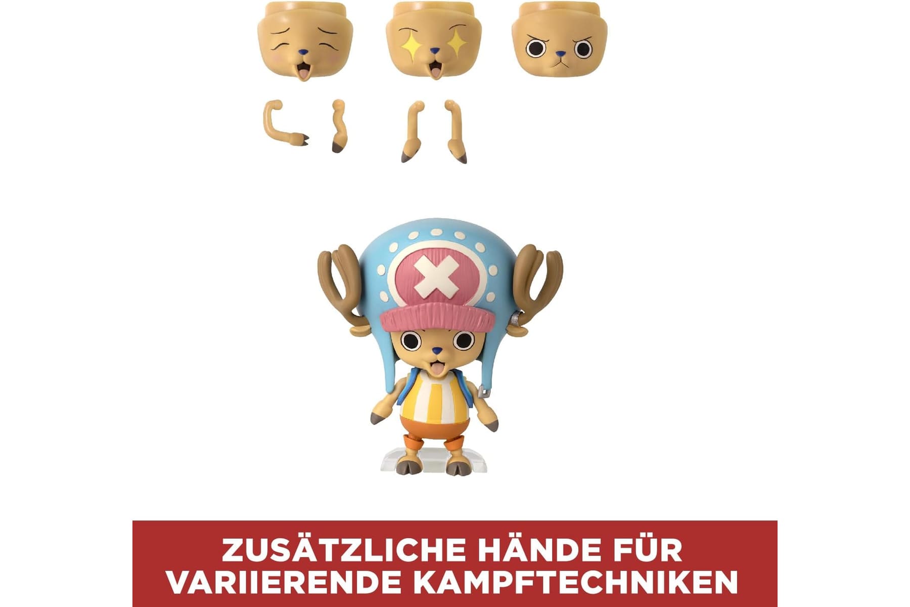 BANDAI – Anime Heroes – One Piece Figur – Lorenor Zorro 17 cm Three Sword Style – Offizielle Lizenz One Piece – Bewegliche Manga Figur Zorro 3 Schwerter – Spielzeug für Kinder ab 4 Jahren – 37052