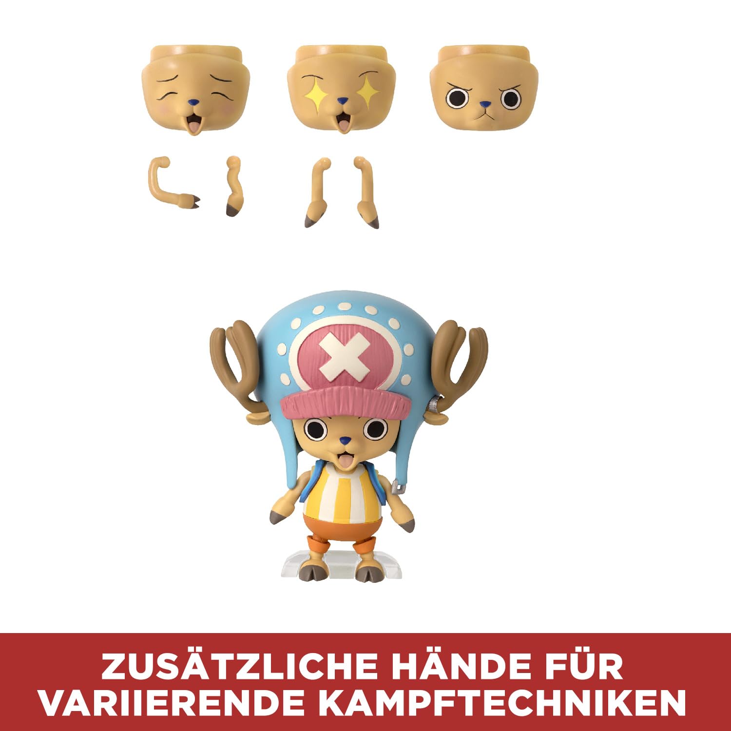 BANDAI – Anime Heroes – One Piece Figur – Lorenor Zorro 17 cm Three Sword Style – Offizielle Lizenz One Piece – Bewegliche Manga Figur Zorro 3 Schwerter – Spielzeug für Kinder ab 4 Jahren – 37052
